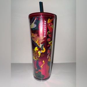 Floral starbucks Tumbler